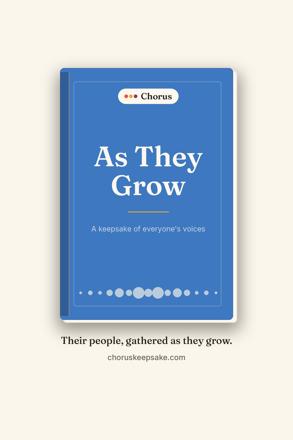 Voice keepsake as a child grows