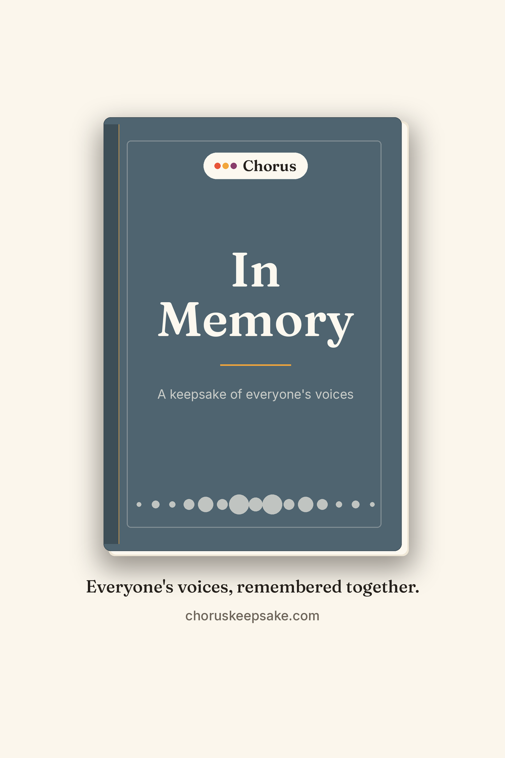 Memorial voice keepsake