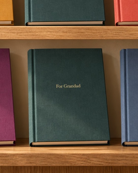 The printed book on the shelf