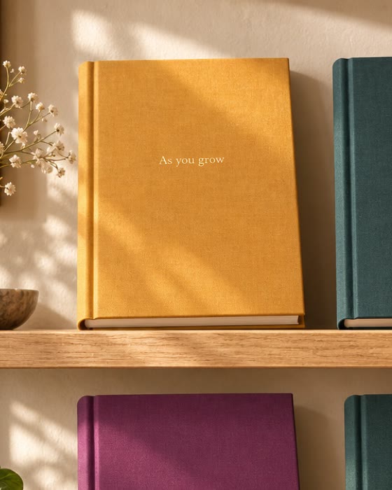 The printed book on the shelf